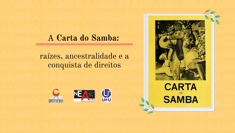 Imagem de divulgação da capa da Carta do Samba